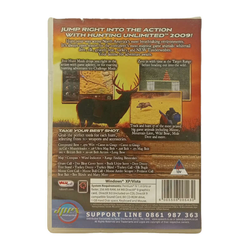 Hunting Unlimited 2009 PC (DvD)
