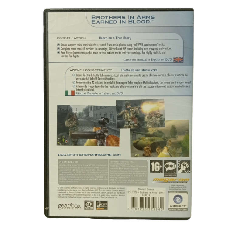 Brothers in Arms: Earned in Blood PC (DvD)