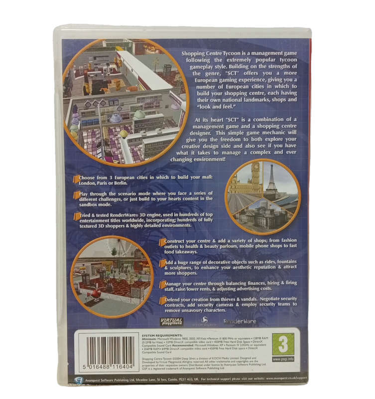 Shopping Centre Tycoon PC (DvD)