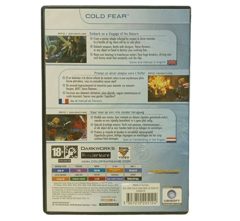 Cold Fear PC (DvD)