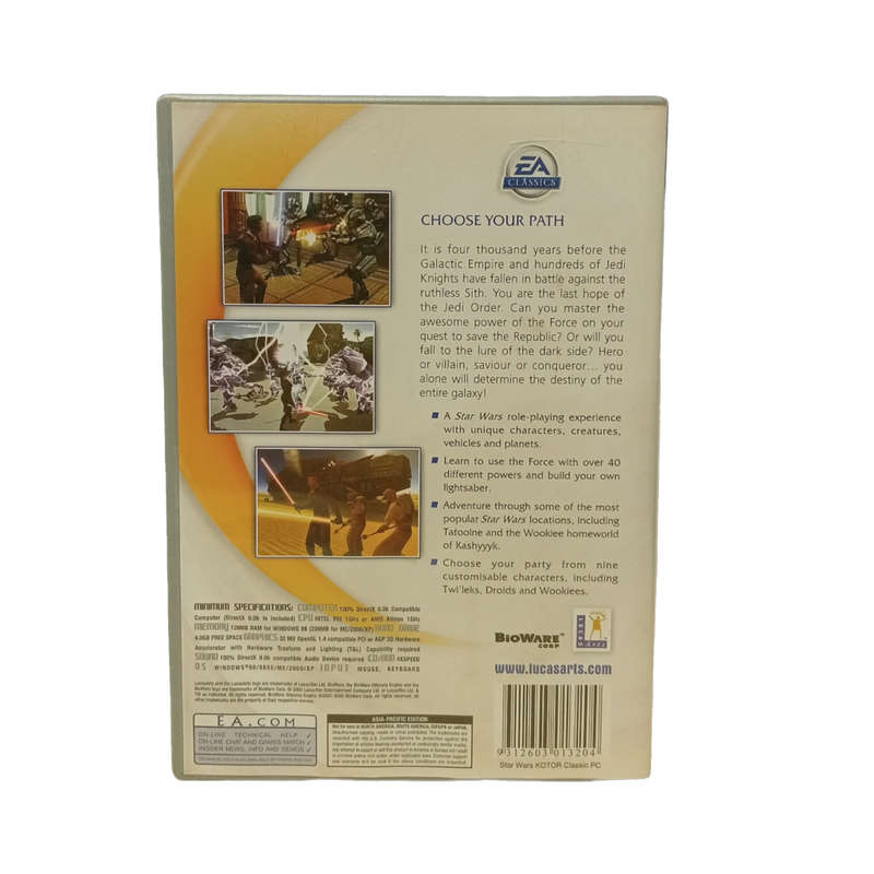 Star Wars: Knights of the Old Republic PC (DvD)