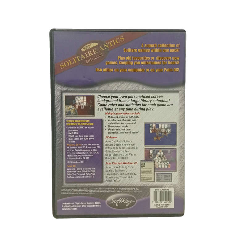Solitaire Antics Deluxe PC (DvD)