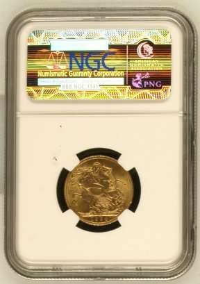 1924 SA UNION GOLD SOVEREIGN NGC MS63 | BRILLIANT UNC | EXTREMELY RARE |