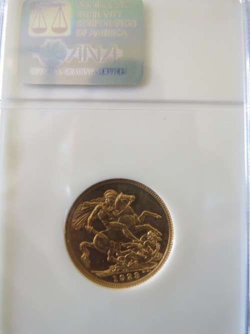 1923 SA Union Gold Proof Sovereign NGC Graded PF63 | GEM PROOF | Mintage: 655 Only | RARE |
