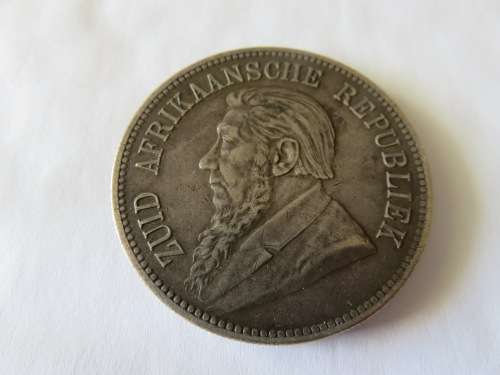 1892 ZAR SILVER 5 SHILLING (CROWN) SINGLE SHAFT | Lustrous |
