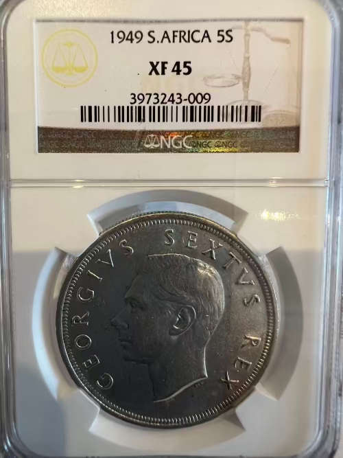 1949 SA Union 5 Shilling NGC Graded XF45 | FUN IS BACK | Fun R1 Start