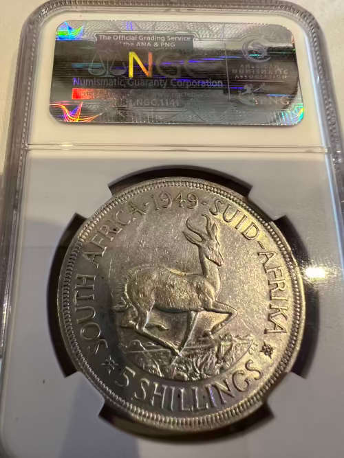 1949 SA Union 5 Shilling NGC Graded XF45 | FUN IS BACK | Fun R1 Start