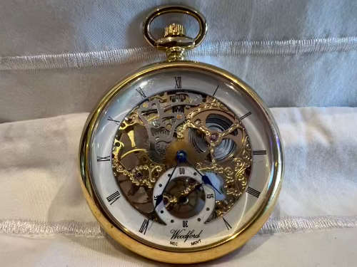 Woodford Gold Plated Pocket Watch | Working Condition | Fun R1 Start