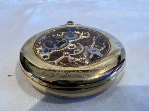 Woodford Gold Plated Pocket Watch | Working Condition | Fun R1 Start