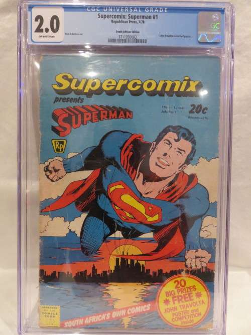 Supercomix: Superman #1 CGC Graded | South African Edition | FUN IS BACK | Fun R1 Start