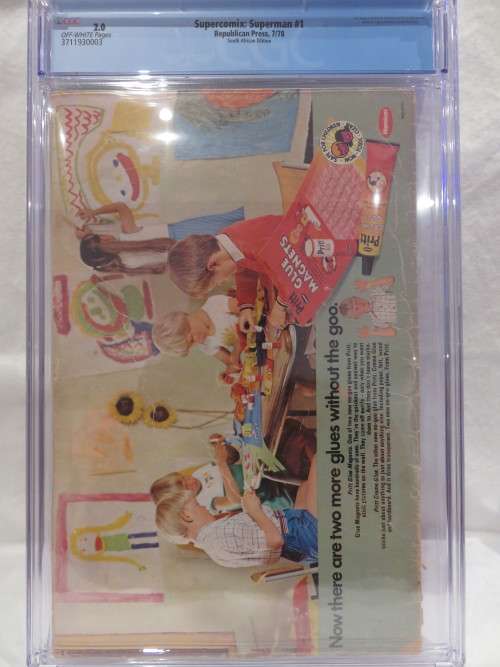 Supercomix: Superman #1 CGC Graded | South African Edition | FUN IS BACK | Fun R1 Start