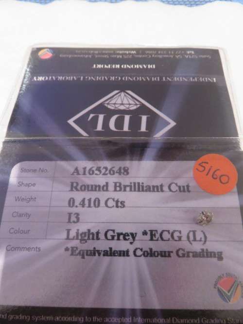 Diamond 0.410 cts - Round Brilliant | IDL Certified | Fun R1 Start