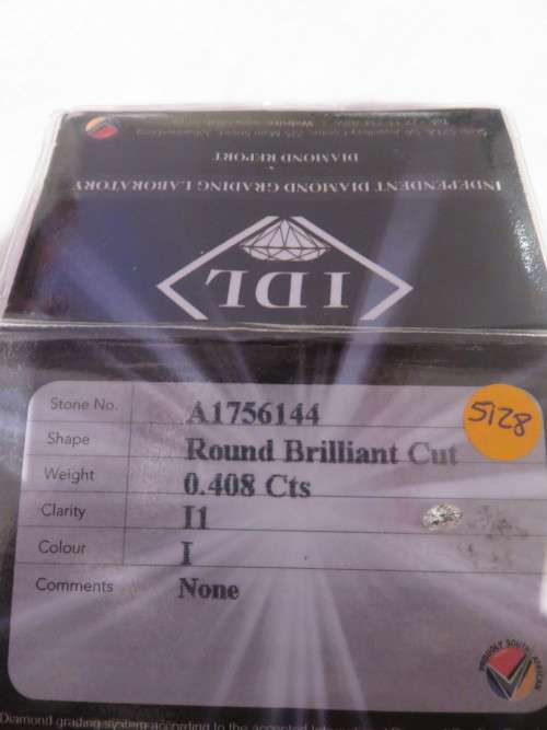 Diamond 0.408 cts - Round Brilliant | IDL Certified | Fun R1 Start