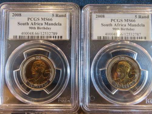 2008 Mandela 90th Birthday R5 PCGS Graded MS66 | FUN IS BACK | Fun R1 Start