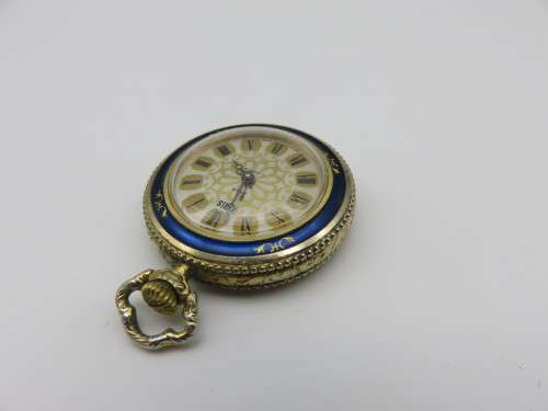 Oris Pendant Pretty Enamel Watch - Working | Fun R1 Start |