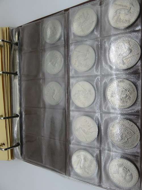 Huge Folder - Republic of South Africa Coins - 9 Flip Pages -  R1 to 1c | Winner Takes All |