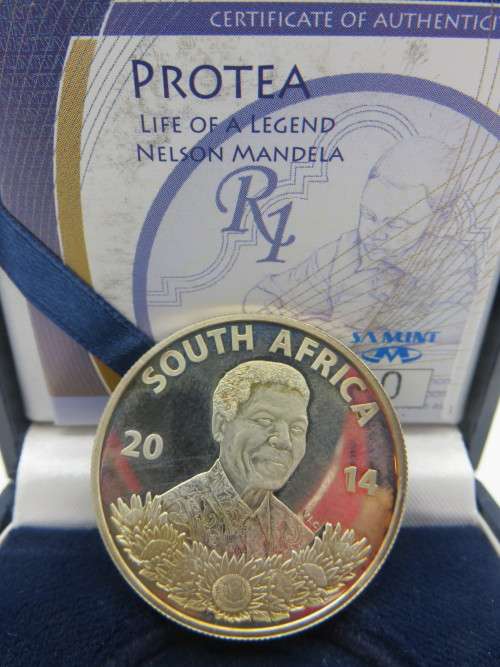 2014 SA Protea R1 Silver UNC | Fun R1 Start |