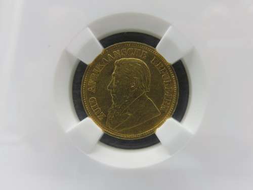 1896 ZAR GOLD HALFPOND NGC Graded XF45 | FUN R1 Start