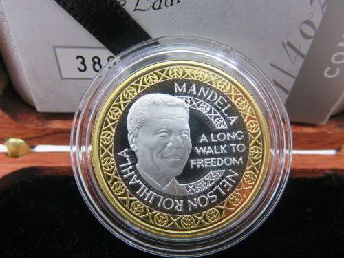 2011 Mandela Norway 1/4oz Bi-Metallic Gold / Silver | Fun R1 Start |