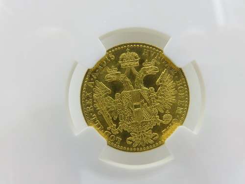 1915 Austria Gold Ducat RESTRIKE NGC MS65 | 3.4909 Grams Gold 23.75 Carat |