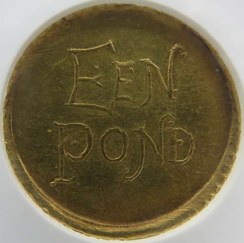 South Africa: Paul Kruger ZAR Gold Veldpond of 1902 AU 55 NGC | Boer War Emergency Pond