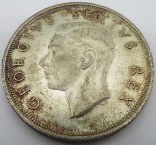 South Africa: Union Silver 5 Shilling (Crown) of 1951