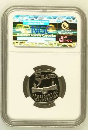 1994 Mandela Inauguration R5 NGC Proof 69 Ultra Cameo ### R1 Start