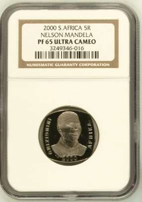 2000 Mandela R5 NGC PF65 Ultra Cameo ### YES Proof 65 ### HIGHLY SOUGHT AFTER ### R1 Start