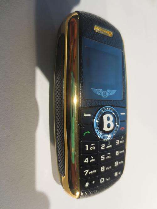 Bentley Black And Gold Key Exclusive Designed Mini Cell Phone # Smallest & Lightest Cell Phone #