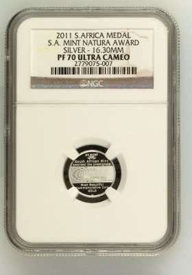 2011 Natura Meerkat Award Tickey NGC Graded PF70 # Mintage: 500 # PERFECT PF70 # FUN ends FRIDAY 4pm