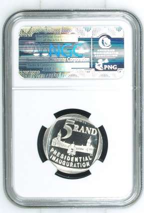 1994 Mandela Inauguration R5 NGC PF68 Cameo # RARE in Cameo # FUN ends FRIDAY 8pm #