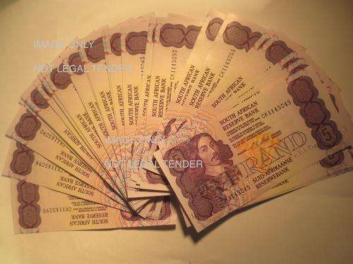 50 x CL Stals R5 Notes - BID PER NOTE - LOVELY CONDITION # FUN ends Friday 8pm #