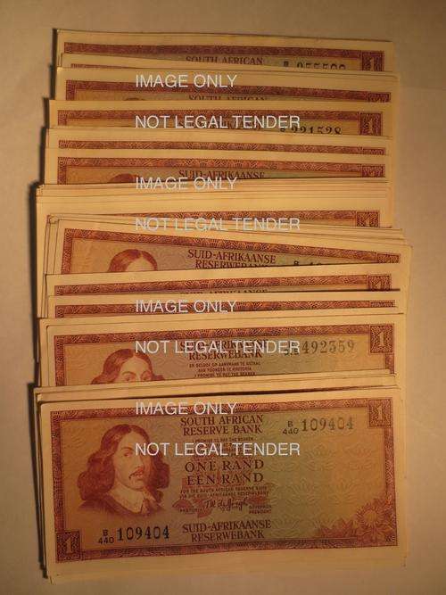 50 x TW de Jongh R1 Notes - MINT STATE CONDITION # FUN ends Friday 8pm #