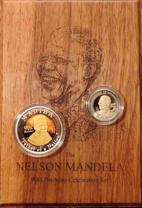 2008 Nelson Mandela 90th Birthday Celebration Set # SEALED AS FROM SA MINT # Next PF70? # FUN SUNDAY