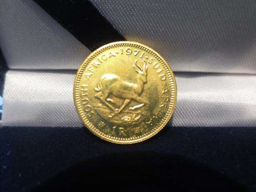 1971 SA R1 Proof Gold - 4 Grams Gold - GEM PROOF # FULL GRADING GUARANTEE WILL GRADE AT NGC #