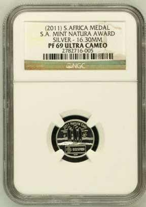 2011 Natura Meerkat Award Tickey NGC Graded Proof 69 | Mintage: 500 Only | FUN SUNDAY |