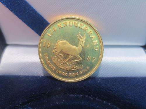 1987 Krugerrand Proof 1/4oz Fine Gold | GEM PROOF | FUN SUNDAY |