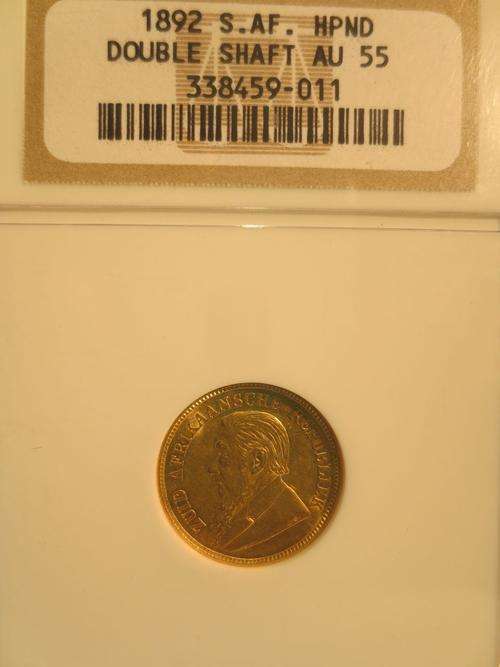 1892 ZAR Gold 1/2 Pond NGC Graded AU55 | ALMOST PERFECT | Hern's Price UNC is R60 000 | FUN SUNDAY |