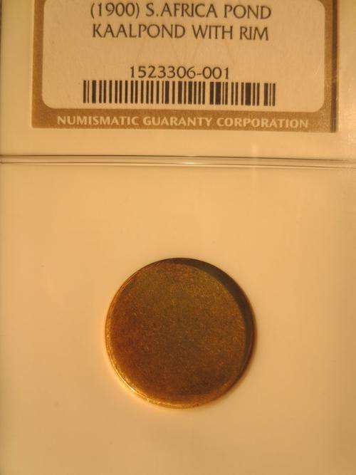 1900 ZAR Blank (Kaal) Pond With Rim NGC Graded | Hern's Price UNC is R50 000 | ONE FUN DAY |