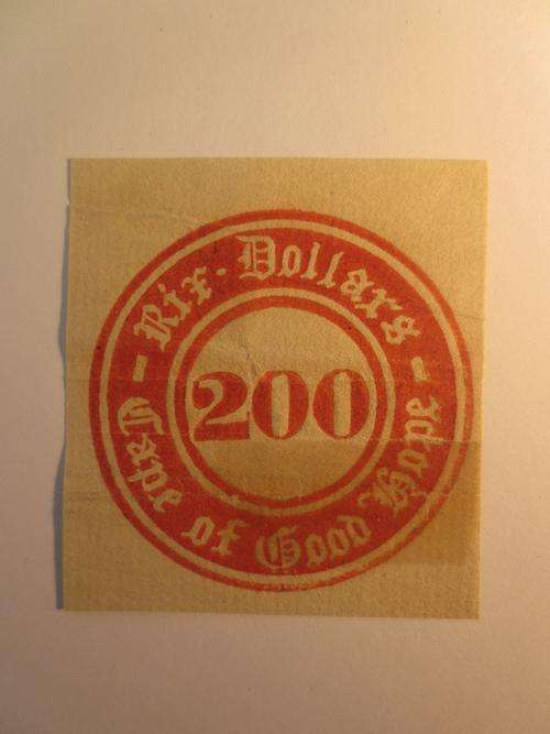SOUTH AFRICA CAPE OF GOOD HOPE 200 RIX DOLLARS | RARE | FUN SUNDAY |