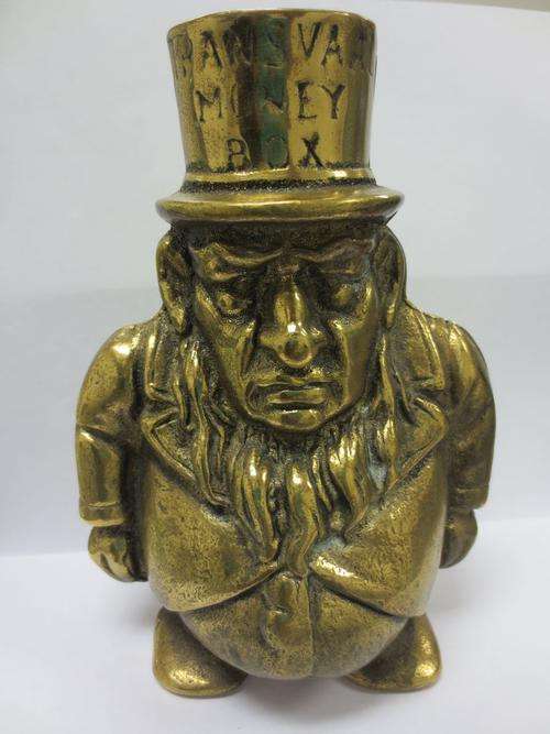 1900 ZAR Boer War Paul Kruger Transvaal Money Box | RARE | FUN SUNDAY |