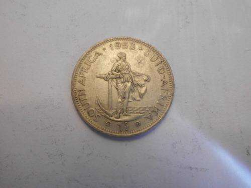 1955 SA Union Silver Shilling  | @R1 START |