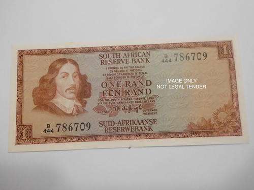 1975 T.W DE JONGH ONE RAND NOTE