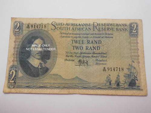 1961 M.H DE KOCK TWO RAND NOTE