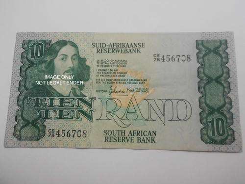 1984 GPC DE KOCK TEN RAND NOTE