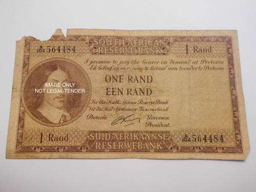 1962 G RISSIK ONE RAND NOTE | FUN FRIDAY |