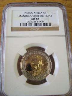 ### Mandela 90th Birthday R5 NGC Graded MS65 ### Crazy R1 Start ###