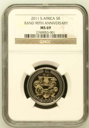 2011 SARB 90th Anniversary R5 NGC MS69 ### Yes MS69 ### First Ever ### BIG WOW ### R1 Start