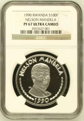 1990 Nelson Mandela - Rwanda S100F 1oz Silver NGC PF67 ### Crazy 1 Day ### R1 Start