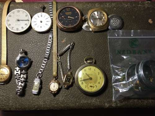 Lot of Watches - Rado, Cyma, Panerai(Replica?), Gucci etc for parts/repair.